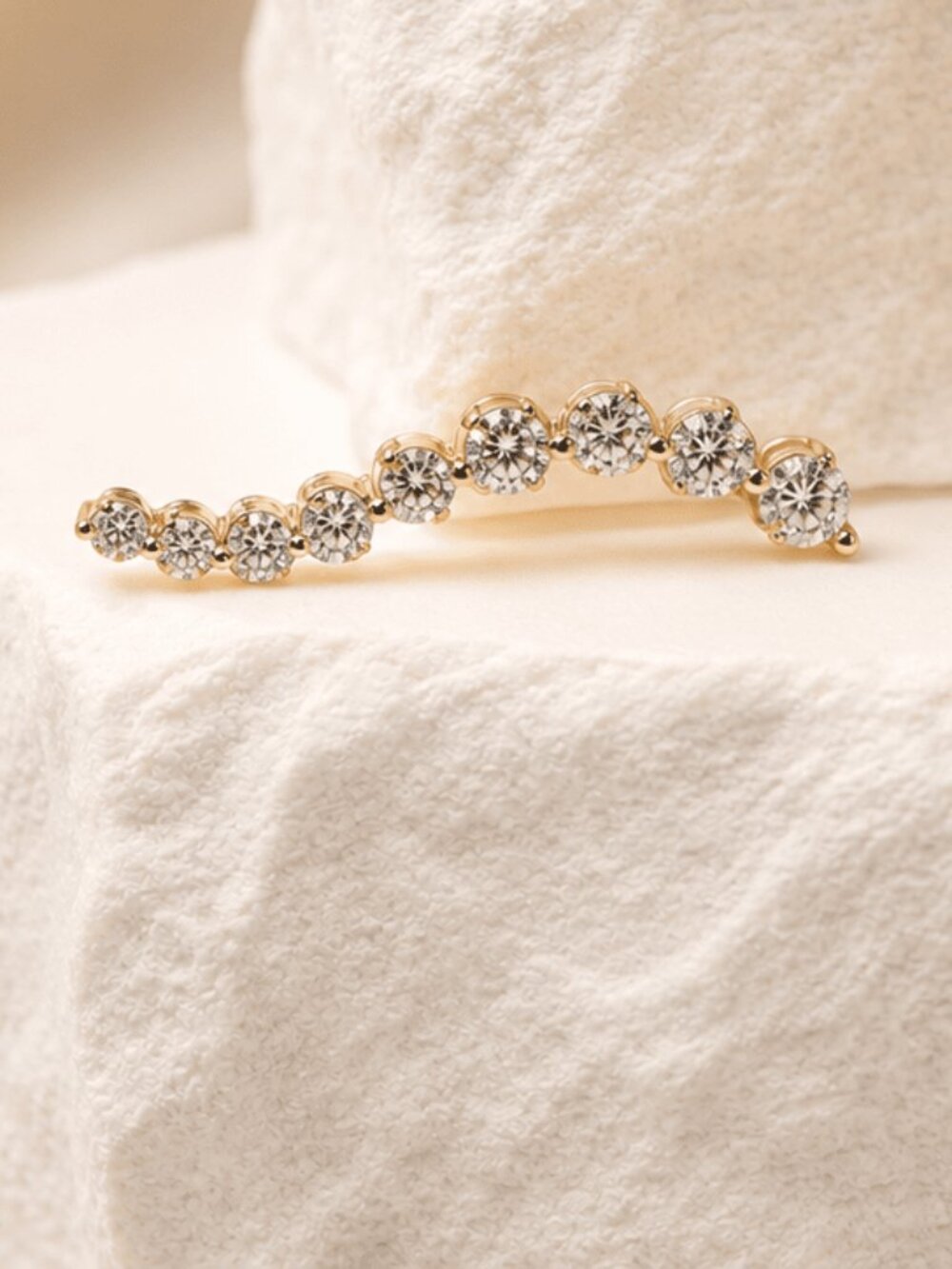 Cascade Diamond Bar Pendant